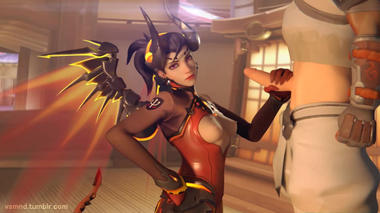 3D Animated Blender Mercy Overwatch Vsmnd // 1280x720 // 3.0MB // webm