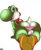 CrazedG Super_Mario_Bros Yoshi // 1054x1280 // 142.7KB // png