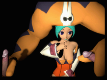 3D Animated Cerebella Skullgirls Source_Filmmaker honeyshot // 720x540 // 15.5MB // gif