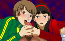 Chie_Satonaka Persona_4 Yukiko_Amagi // 1590x1000 // 772.0KB // jpg