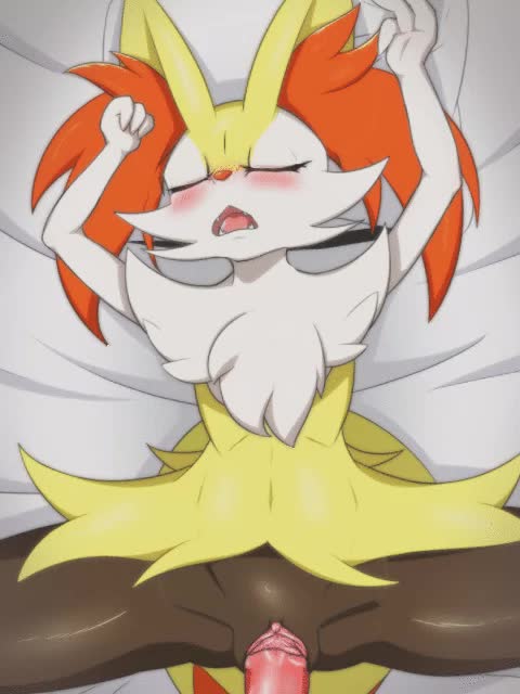 Animated Braixen_(Pokemon) Pokemon // 480x640 // 605.8KB // webm