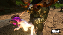 Animated Night_Elf Tauren World_of_Warcraft // 854x480 // 9.0MB // gif