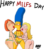 American_Dad Crossover Family_Guy Francine_Smith Lois_Griffin Marge_Simpson The_Simpsons gkg // 1024x1138 // 348.3KB // png