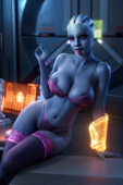 3D Asari Liara_T'Soni Mass_Effect zOh // 933x1400 // 1.7MB // png