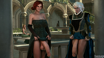 3D Banap Blender Ciri The_Witcher The_Witcher_3:_Wild_Hunt Triss_Merigold // 3840x2160 // 3.4MB // jpg