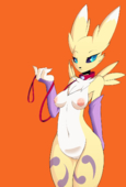 Digimon Mintybit Renamon // 850x1261 // 239.4KB // png