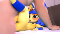 3D Animal_Crossing Animated Ankha DominotheCat Sound // 1280x720, 14.1s // 3.0MB // mp4