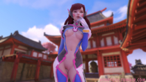 3D Blender D.Va Overwatch // 1920x1080 // 1.5MB // png