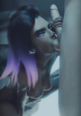 3D Animated Blender NSFWMegaera Overwatch Sombra Sound audiodude // 898x1280, 34.6s // 19.6MB // webm