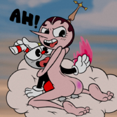 Bluejr Cuphead Hilda_Berg // 800x800 // 574.9KB // png