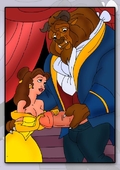 Beauty_and_the_Beast Belle Disney_(series) The_Beast_(Prince_Adam) // 465x660 // 58.3KB // jpg