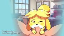 Animal_Crossing Animated Beachside_Bunnies_(Artist) Isabelle Sound // 1280x720, 85.2s // 20.6MB // webm