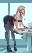 Cutesexyrobutts Oleana_(Pokemon) Pokemon Pokemon_Sword_and_Shield // 3000x4954 // 8.0MB // png