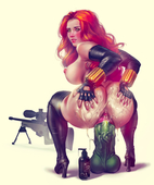 Avengers Black_Widow_(Natasha_Romanova) KinkyJimmy Marvel_Comics // 2085x2500 // 1.2MB // jpg