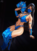 Kitana Mortal_Kombat pumpkinsinclair // 3200x4400 // 5.3MB // png