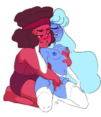 Ruby_(Steven_Universe) Sapphire_(Steven_Universe) Steven_Universe // 1280x1483 // 234.9KB // jpg