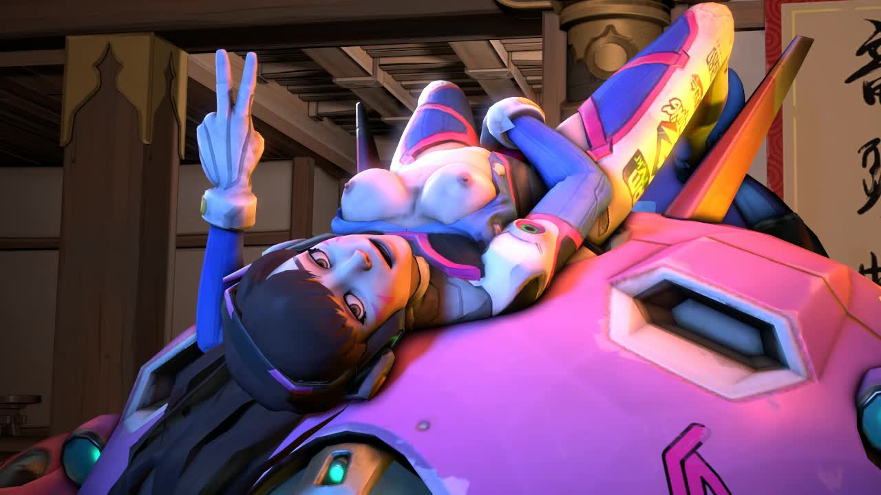 3D Animated D.Va Ifiyrinnsfw Overwatch Source_Filmmaker // 1280x720 // 2.8MB // webm