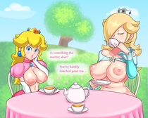 Princess_Peach Princess_Rosalina SleepiiTreat Super_Mario_Bros // 2000x1600 // 325.8KB // jpg