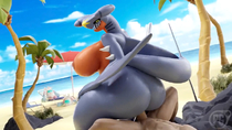 3D Animated Garchomp_(Pokémon) Pokemon Sound pervertguy341 // 1280x720, 10s // 1.9MB // mp4