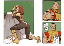 JJFrenchie Kitty_Pryde Marvel Shadowcat X-Men colossus // 950x681 // 1.1MB // gif