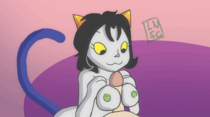 Animated Homestuck Nepeta_Leijon latenightsexycomics // 540x301 // 190.5KB // gif