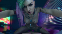 3D Animated Blender Cyberpunk_2077 Judy_Alvarez Sound gifdoozer // 1280x720, 16s // 11.8MB // webm