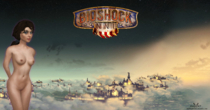 3D Bioshock Bioshock_Infinite Elizabeth MadCat // 4000x2095 // 7.1MB // png