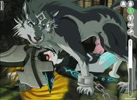 Animated Midna The_Legend_of_Zelda Wolf_Link Zone // 1081x783 // 1.7MB // gif