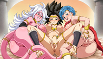 Android_21 Bulma_Brief Dragon_Ball_FighterZ Dragon_Ball_Super Kale Majin // 5787x3307 // 1.3MB // jpg