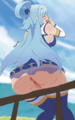 Aqua Kono_Subarashii_Sekai_ni_Shukufuku_wo! // 1920x3042 // 1.7MB // jpg