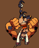 Animated Cerebella Skullgirls ns4l // 746x904 // 175.3KB // gif