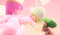 3D Adventure_Time Fionna_the_Human_Girl Mike_Inel Princess_Bubblegum // 1700x1000 // 436.6KB // jpg