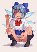 Cirno Touhou_Project // 860x1200 // 462.3KB // jpg