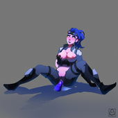 Overwatch Widowmaker spookiarts // 1280x1280 // 333.0KB // jpg