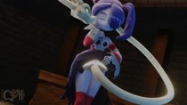 3D Animated Blender Cumminham Skullgirls Sound Squigly // 1280x720 // 6.1MB // mp4