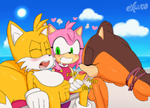 Adventures_of_Sonic_the_Hedgehog Amy_Rose Miles_Prower_(Tails) Sticks_the_Badger eXcito // 1890x1366 // 1.4MB // jpg