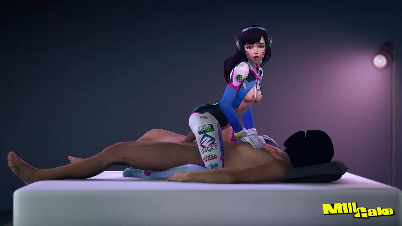 3D Animated D.Va Overwatch Source_Filmmaker m1llcake // 1280x720 // 1.3MB // webm