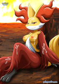 Delphox_(Pokemon) Pokemon // 1300x1837 // 643.8KB // jpg