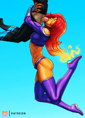 Nightwing Starfire Teen_Titans pumpkinsinclair // 1323x1848 // 990.1KB // jpg