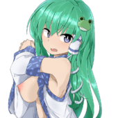 Sanae_Kochiya Touhou_Project // 1024x1024 // 485.2KB // png