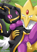 Alakazam_(Pokémon) Banette_(Pokémon) Pokemon // 1300x1837 // 565.5KB // jpg