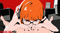 Animated Futaba_Sakura Persona_5 flou // 720x405 // 1.3MB // gif