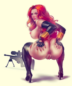 Avengers Black_Widow_(Natasha_Romanova) KinkyJimmy Marvel_Comics // 2085x2500 // 1.1MB // jpg