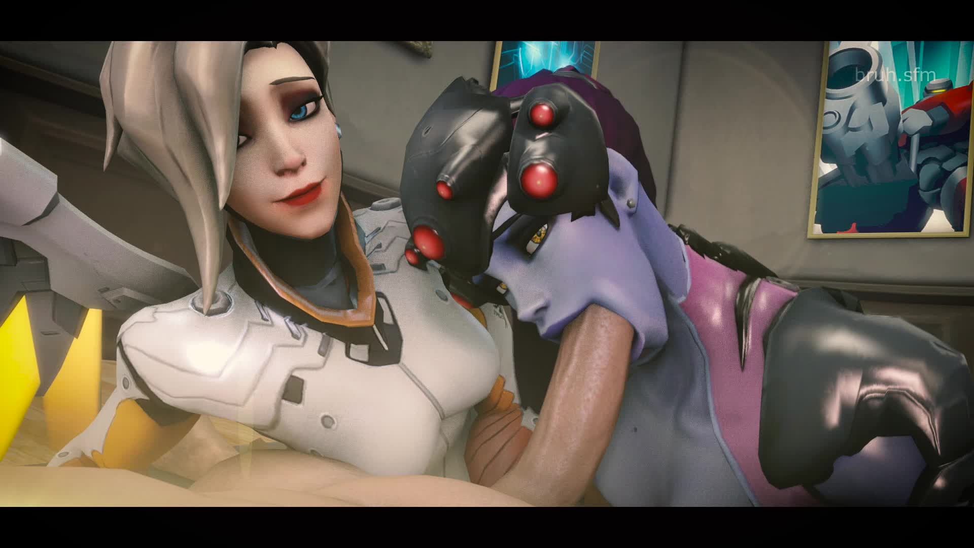 3D Animated Mercy Overwatch Source_Filmmaker Widowmaker bruh-sfm // 1920x1080 // 1.2MB // webm