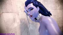 3D Animated Futs Overwatch Widowmaker // 1920x1080 // 7.8MB // webm