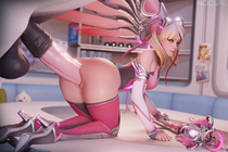 3D Blender Mercy Nocure Overwatch // 1920x1280 // 1.5MB // jpg