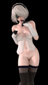 3D Android_2B Kruel-Kaiser Nier_Automata // 1080x1920 // 1.2MB // png