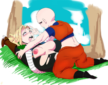 Android_18 Dragon_Ball_Z Krillin thehumancopier // 1280x1016 // 287.6KB // jpg