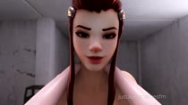 3D Animated Blender Brigitte_Lindholm D.Va Overwatch Sound justausernamesfm webm // 1280x720 // 7.8MB // webm