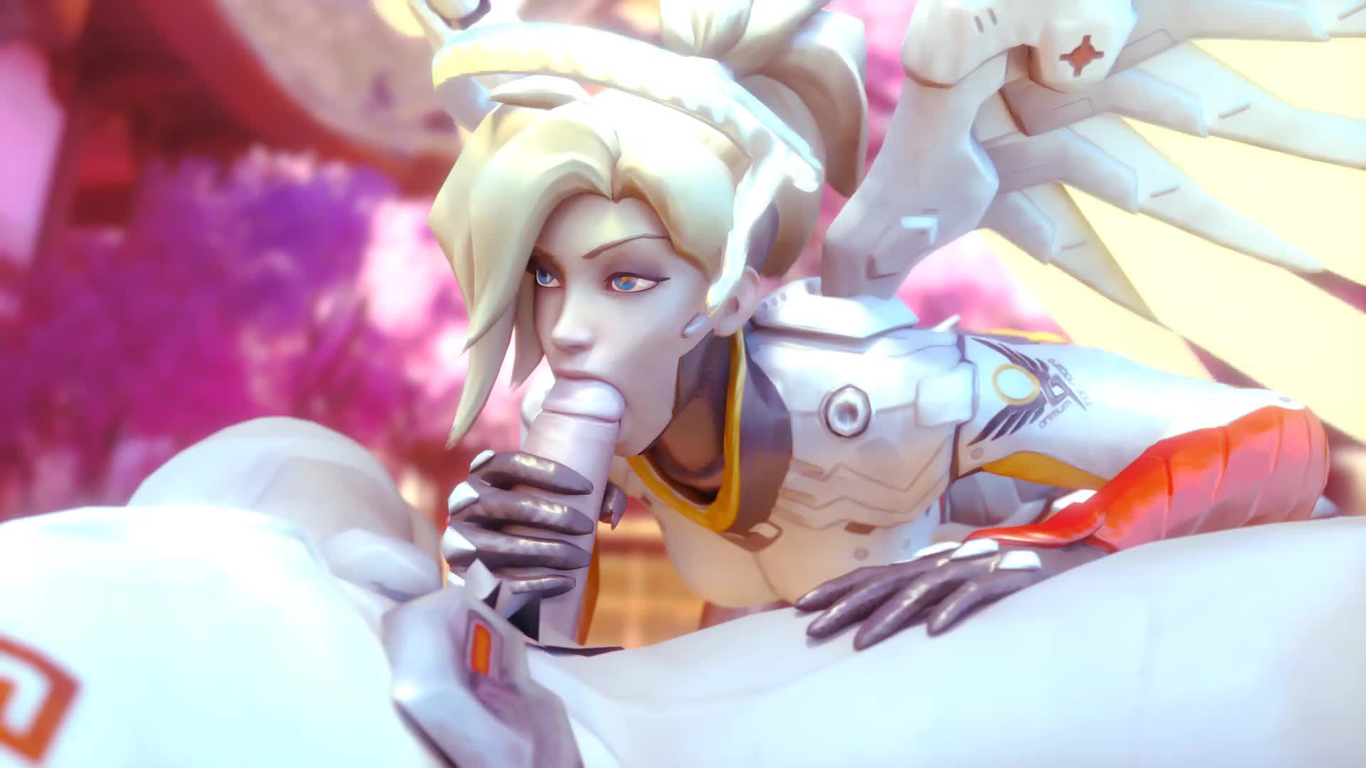 3D Animated Blender Genji Kaisto Mercy Overwatch // 1920x1080 // 1014.6KB // webm